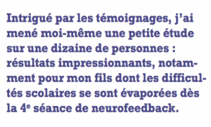 intrigué par les temoignages